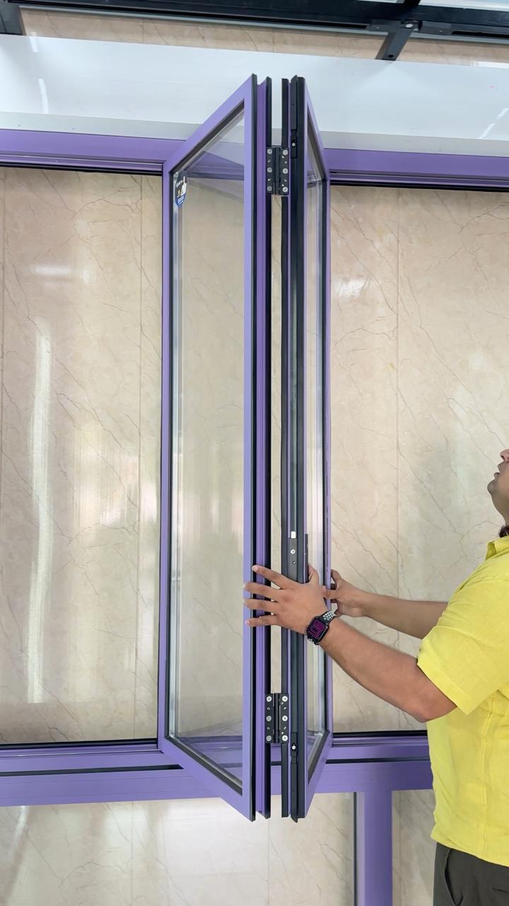 Free fold sliding windows by stenta decor